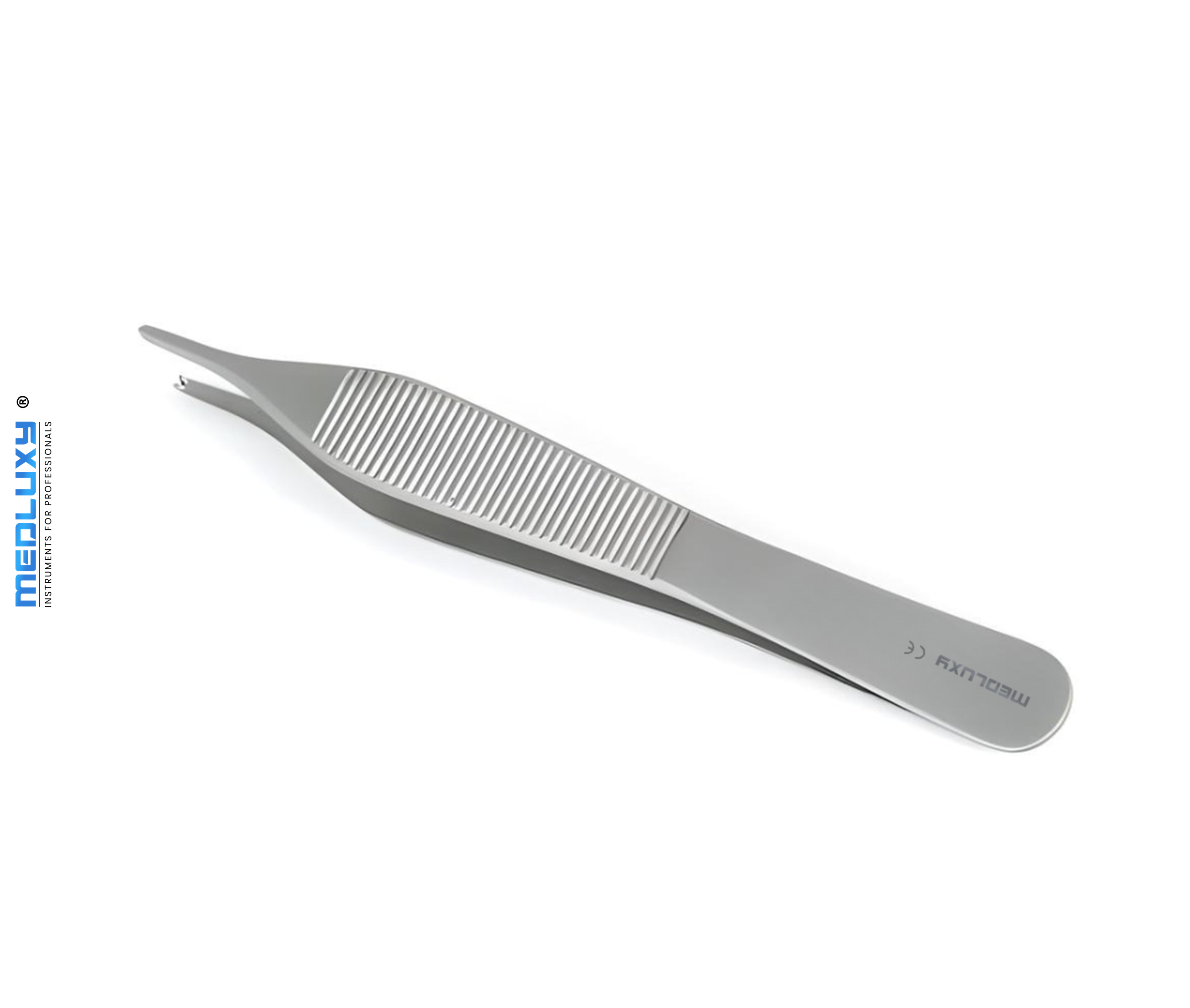 Medluxy - Pincet Adson - 1 x 2 Tanden - 12 cm - EHBO Verpleegkunde Hechtpincet Chirurgische Pincet Weefsel Pincet Tissue Forcep Pince Burcelles